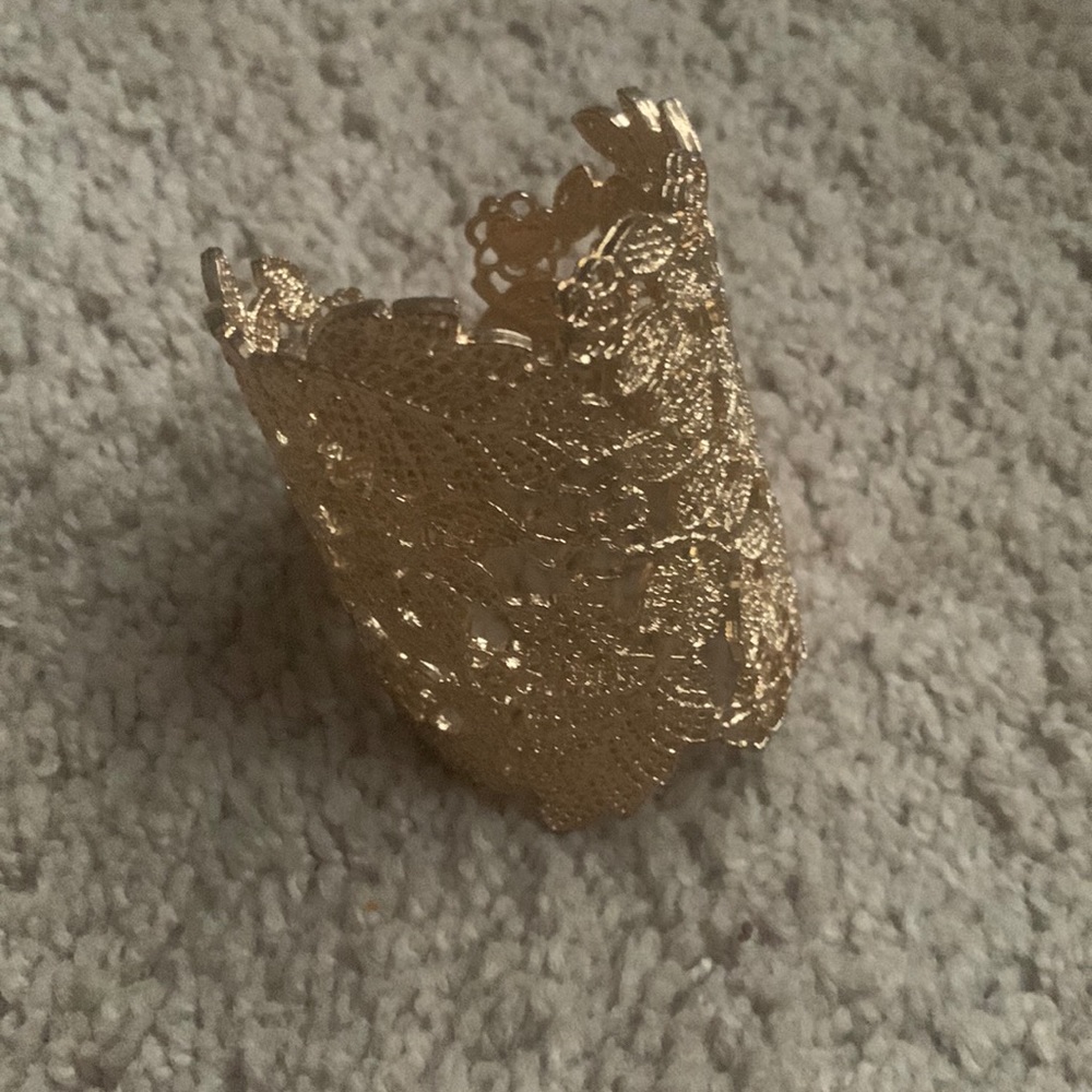 Gold colored cuff